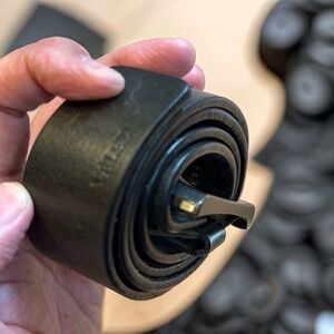 UNWORN AS NEW - Vélez high quality leather belt - unused film shoot spare